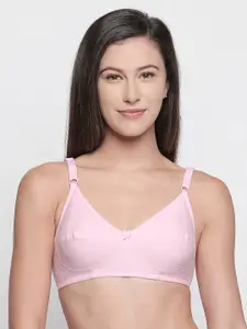 Bodycare Pink Solid Non-Wired Non Padded Everyday Bra E6584
