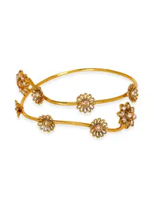 AccessHer Gold-Plated Antique Adjustable Armlet