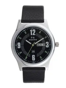 maxima Men Black Analogue Watch O-56252LMGI