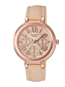 Casio Sheen Women Rose Gold Analogue watch SX252 SHE-3034GL-9AUDF