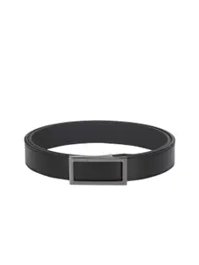 Calvadoss Men Black Solid Belt