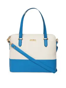 KLEIO Color-Blocked Structured Handbag
