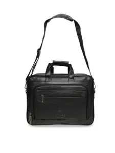 SWISS MILITARY Unisex Black Solid Laptop Bag