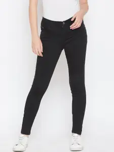 Nifty Women Black Slim Fit Mid-Rise Clean Look Stretchable Jeans