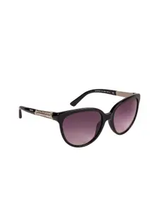 SWAROVSKI Women Cateye Sunglasses SK0082 55 01B