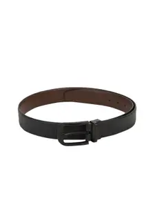 Teakwood Leathers Men Black & Brown Leather Reversible Belt