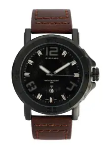 GIORDANO Men Black Analogue Watch