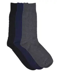 Balenzia Men Pack of 3 Patterned Socks