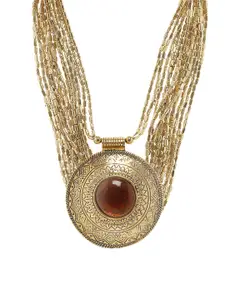 Bamboo Tree Jewels Women Gold-Toned & Handcrafted Necklace