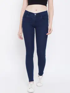 Nifty Women Blue Slim Fit Mid-Rise Clean Look Stretchable Jeans