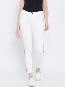 Nifty Women White Slim Fit Mid-Rise Clean Look Stretchable Jeans