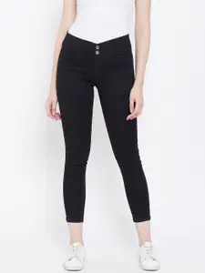 Nifty Women Black Slim Fit Mid-Rise Clean Look Jeans