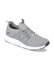 FURO by Red Chief Men Grey Mesh Mid-Top Running Shoes
