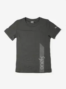 one8 x PUMA Puma Boys Grey Printed VK Active B Round Neck T-shirt