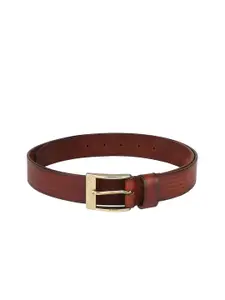 Aditi Wasan Aditi Wasan Women Brown Textured Genuine Leather Belt