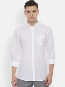 Allen Solly Sport Men White Regular Fit Solid Casual Shirt