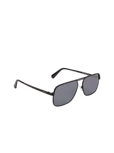 GUESS Women Grey Rectangle Sunglasses GU6939 58 02Q