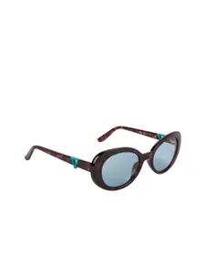GUESS Women Blue Cateye Sunglasses GU7632 51 52V