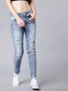 Tokyo Talkies Women Blue Super Skinny Fit Jeans