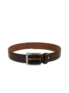 Kara Men Brown Textured Belt