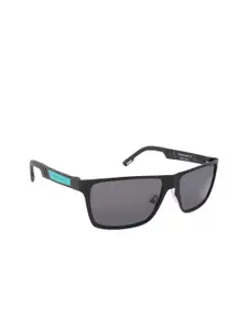 Fastrack Men Square Polarised and UV Protected Sunglasses M101BK1P