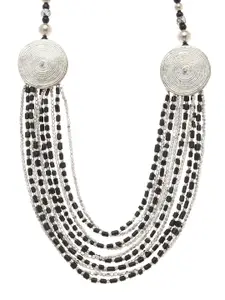 Bamboo Tree Jewels Black Handcrafted Necklace