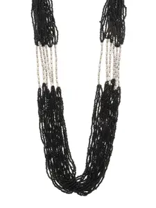 Bamboo Tree Jewels Black Handcrafted Necklace