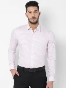 SIMON CARTER LONDON Men Pink Regular Fit Printed Formal Shirt