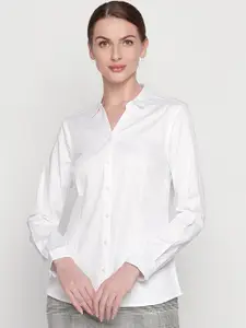 Annabelle by Pantaloons Women White Formal Shirt