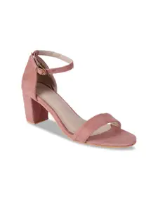 WOMENS BERRY Women Pink Solid Sandals