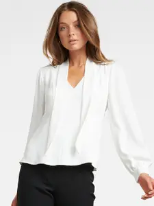 Forever New Women White Solid Top