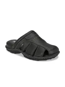 Hitz Men Black Sandals