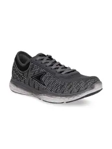 Power Men Grey Textile Running Shoes