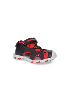Bubblegummers Boys Black Comfort Sandals