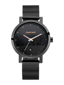 Fastrack Women Black Analogue Watch 6222NM01