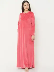 Sweet Dreams Pink Embroidered Nightdress