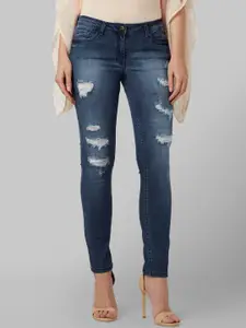 Park Avenue Woman Blue Regular Fit Jeans