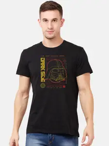 Free Authority Star Wars printed Black Tshirt for Men