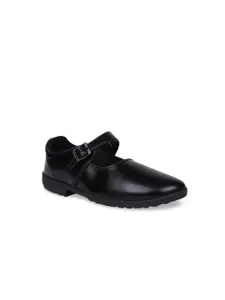 Bata Girls Black Solid Mary Janes
