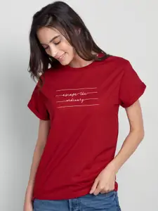 Bewakoof Escape The Ordinary Boyfriend T-shirt