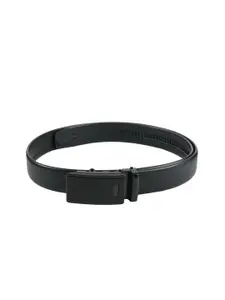WINSOME DEAL Men Black Solid Belt