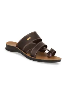 Bata Men Brown Comfort Sandals