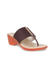 Bata Women Brown Solid Heels