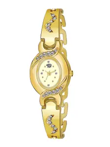 SWADESI STUFF Girls Gold-Toned Analogue Watch