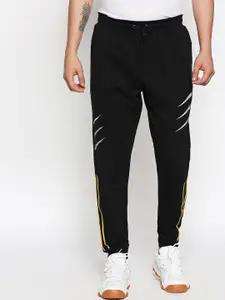 The Souled Store Men Black Wolverine Clawed Printed Bio-Wash Slim-Fit Joggers