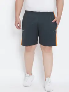 bigbanana Men Grey Solid Regular Fit Sports Shorts