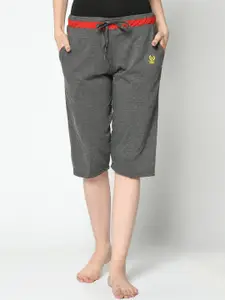 MACK JONNEY Women Grey Solid Lounge Pants