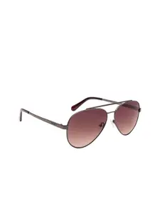 GUESS Men Aviator UV Protected Sunglasses GU6918 59 09F