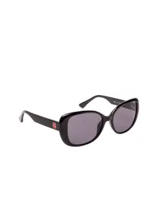 GUESS Women UV Protected Rectangle Sunglasses GU7653 54 01A
