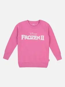 PROTEENS Girls Fuchsia Frozen 2 Printed Sweatshirt